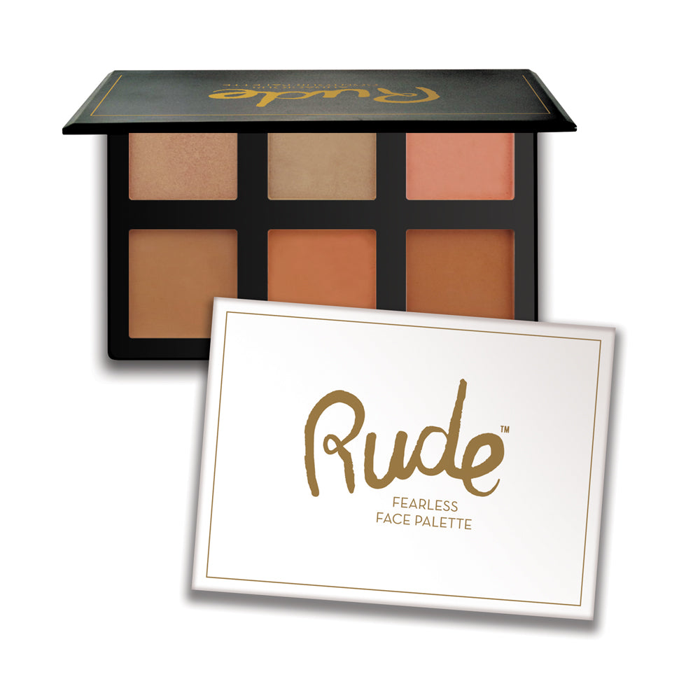 RUDE Fearless Face Palette 0.634 oz