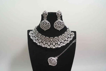 Austrian diamond necklace set