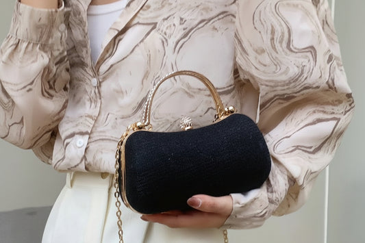 Glittering Rhinestone Women's Evening Bag, Sparkly Crossbody Chain