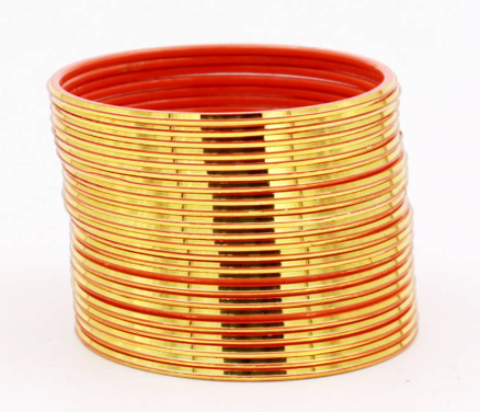 Studded Aluminium Bangle Set