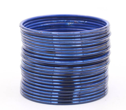 Studded Aluminium Bangle Set