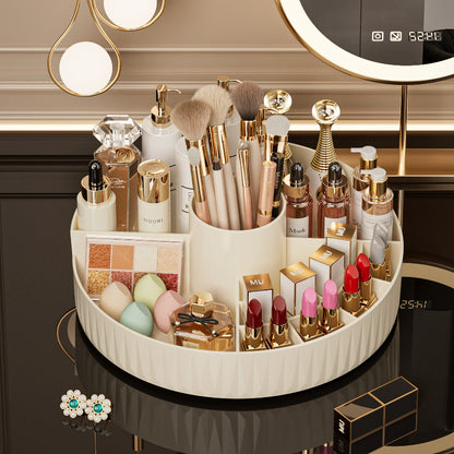 Rotatable Cosmetic Organizer (white)