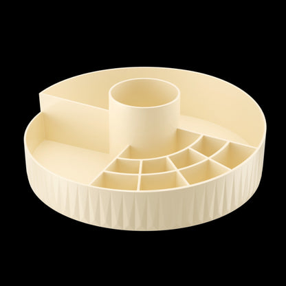 Rotatable Cosmetic Organizer (white)