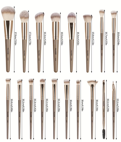 MAANGE 18-piece professional makeup brush set