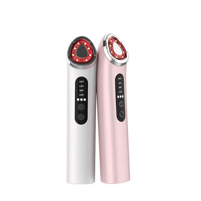7-Color LED Face Lift Device –  Skin Tightening and Lifting, LED Light Therapy  - Pink - Size 160mm