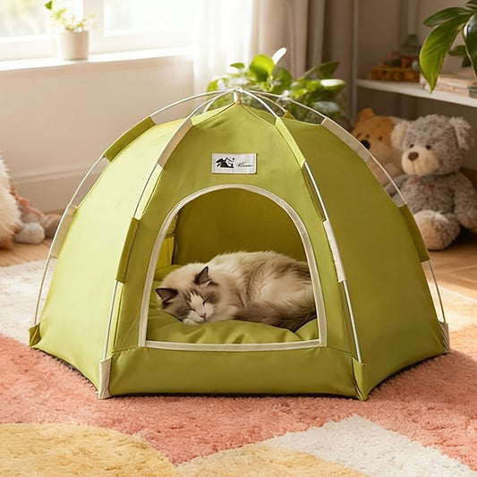 Cat Tent – Foldable Cat Furniture, Bed & Hideaway Den