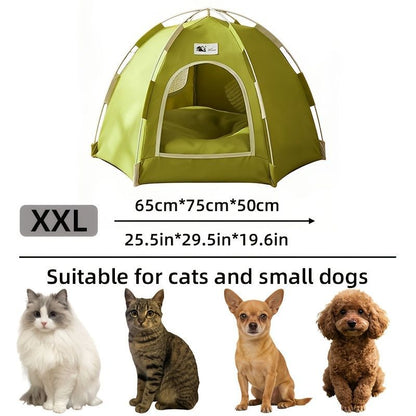 Cat Tent – Foldable Cat Furniture, Bed & Hideaway Den