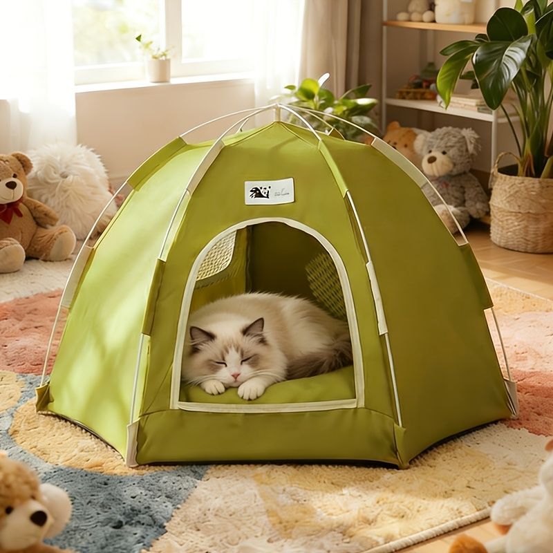 Cat Tent – Foldable Cat Furniture, Bed & Hideaway Den