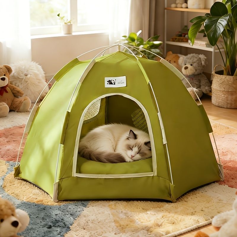 Cat Tent – Foldable Cat Furniture, Bed & Hideaway Den