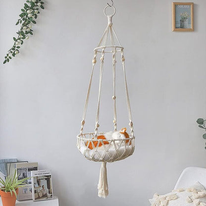 Hanging Cat Hammock – Indoor Cat Bed, Swing Nest & Cosy Resting Space