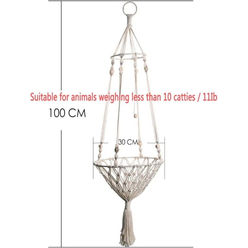 Hanging Cat Hammock – Indoor Cat Bed, Swing Nest & Cosy Resting Space