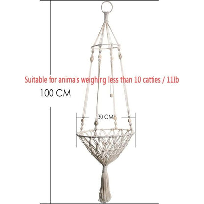 Hanging Cat Hammock – Indoor Cat Bed, Swing Nest & Cosy Resting Space