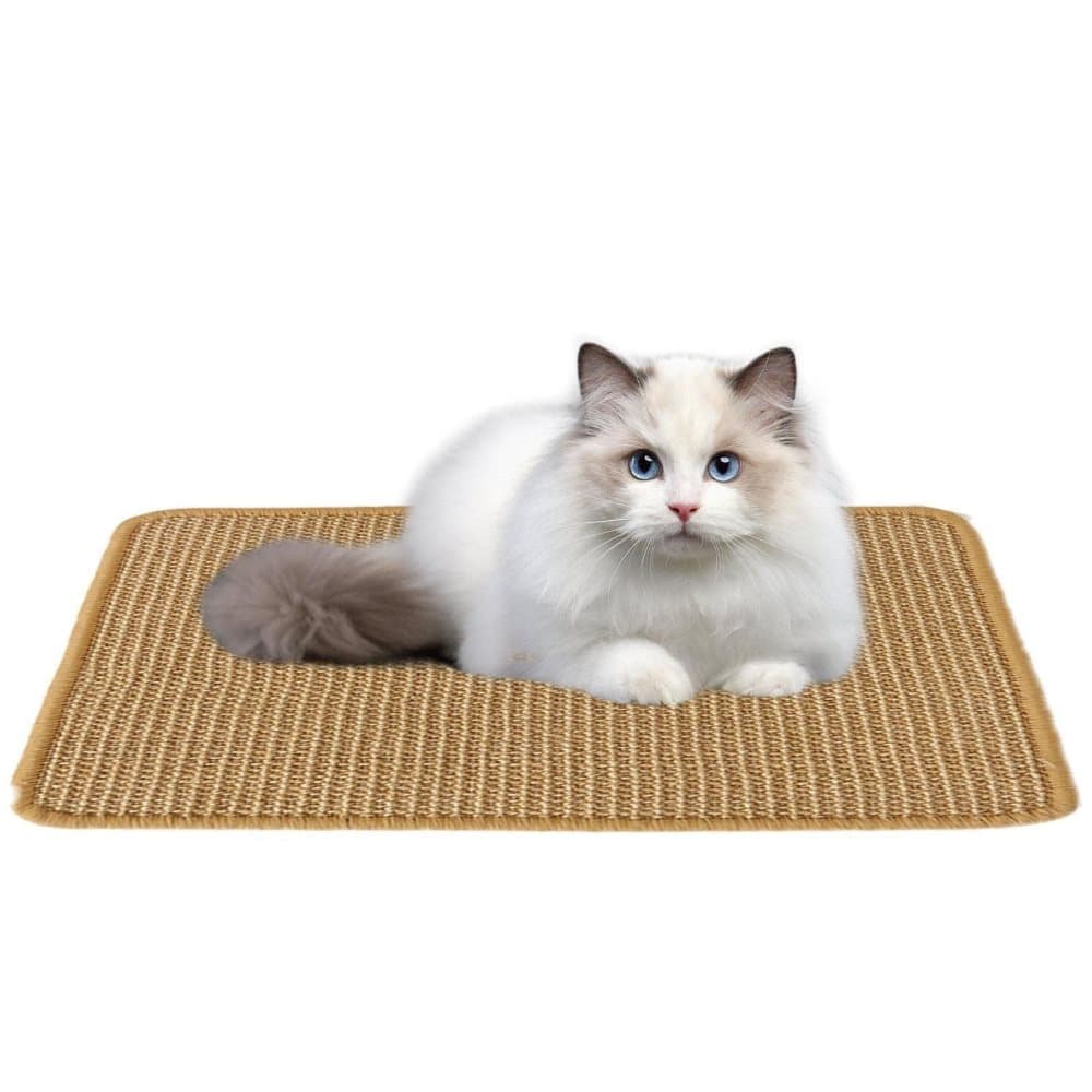 Natural Jute Cat Scratching Mat – Durable Floor Mat & Sustainable Cat Furniture – 50 × 80cm
