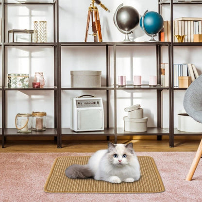 Natural Jute Cat Scratching Mat – Durable Floor Mat & Sustainable Cat Furniture – 50 × 80cm