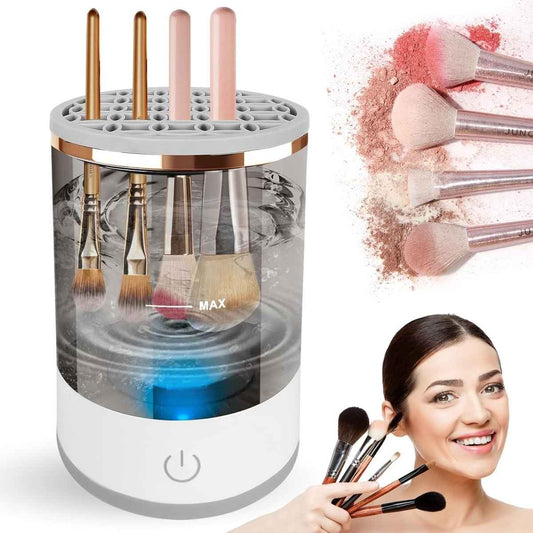 Electric makeup brush cleaner