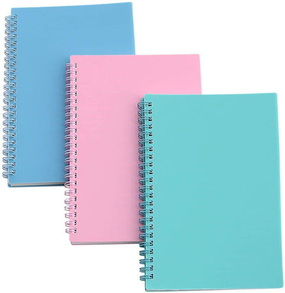 3-Pack Spiral Notebooks – Minimalist Lined Journals