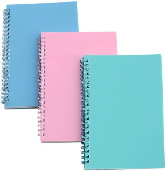 3-Pack Spiral Notebooks – Minimalist Lined Journals