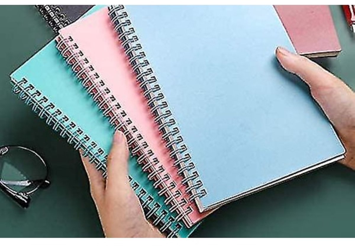 3-Pack Spiral Notebooks – Minimalist Lined Journals