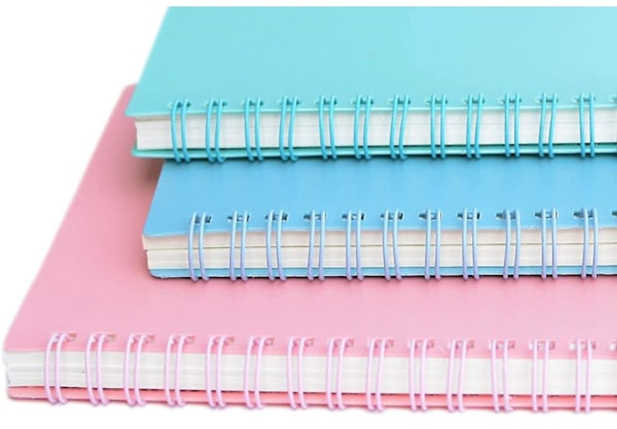 3-Pack Spiral Notebooks – Minimalist Lined Journals