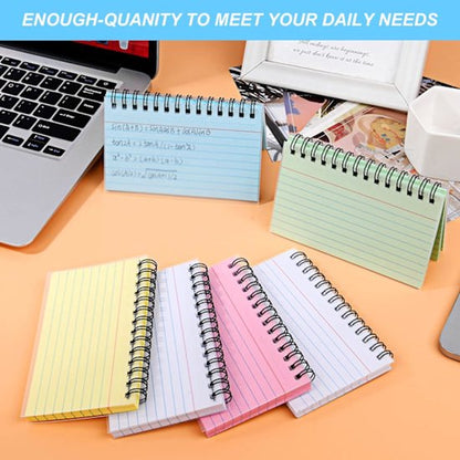6-Pack Colour Spiral Notebooks