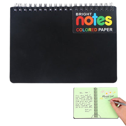 Wirebound College Ruled Notebook – 100 Sheets with Colour-Coded Pages