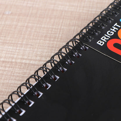 Wirebound College Ruled Notebook – 100 Sheets with Colour-Coded Pages