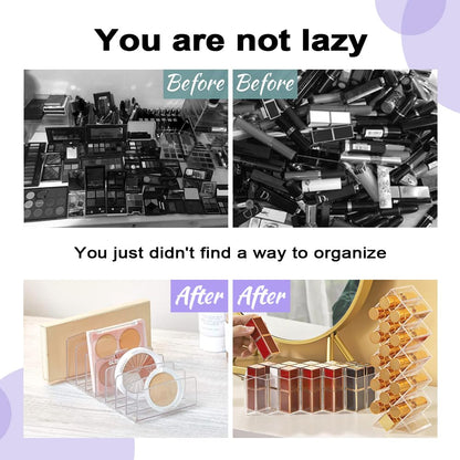 Makeup Organizer - Acrylic Holder - Transparent - 1 Piece