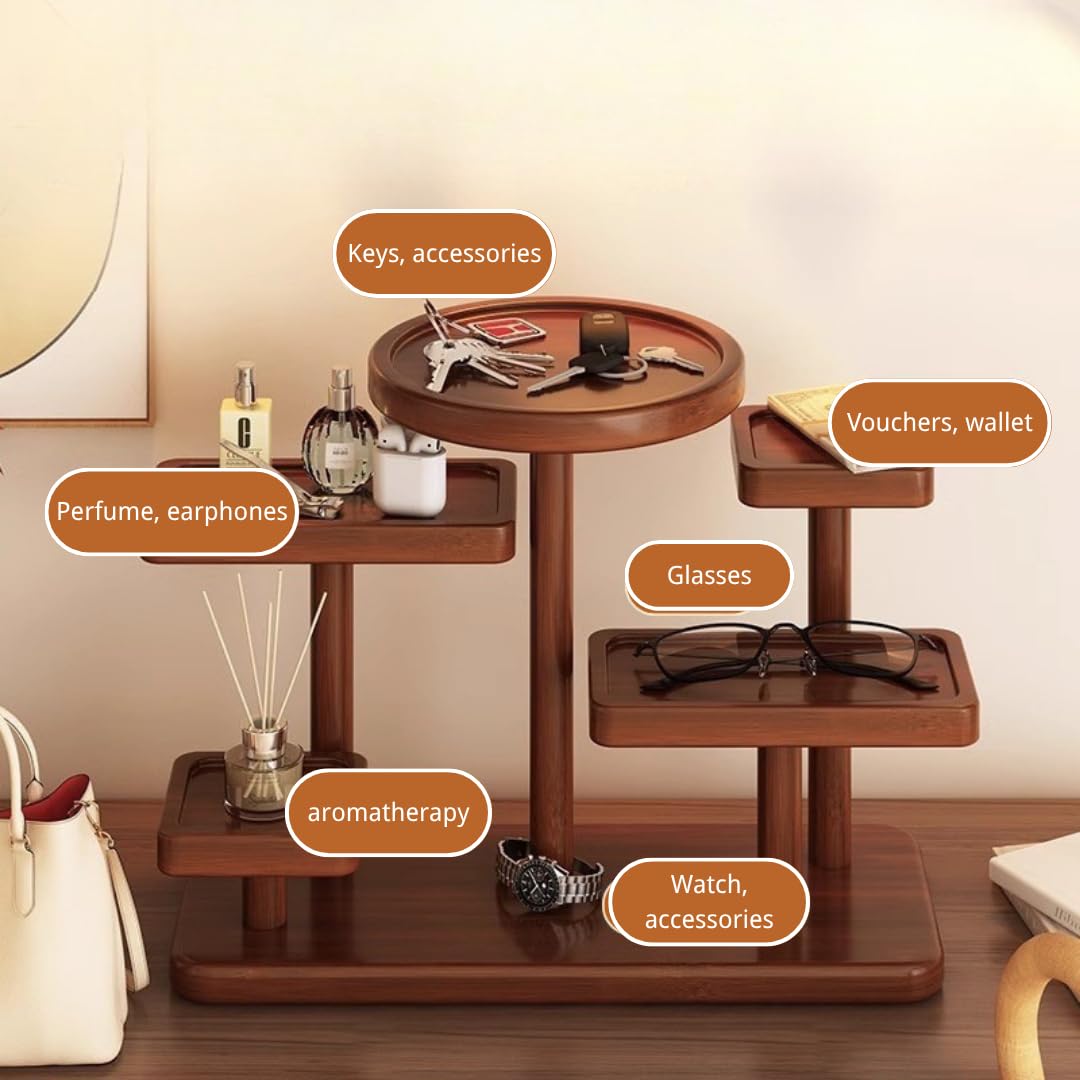 Wooden Perfume & Jewellery Display Stand
