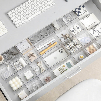 Drawer dividers with clips - Adjustable drawer divider - 2mm - Transparent