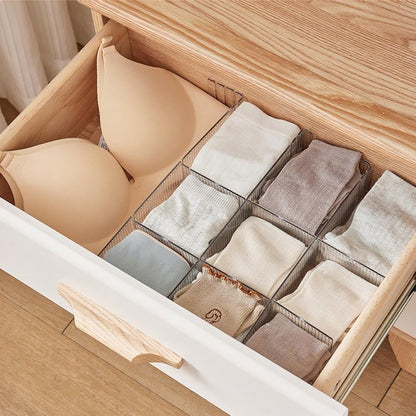 Drawer dividers with clips - Adjustable drawer divider - 2mm - Transparent