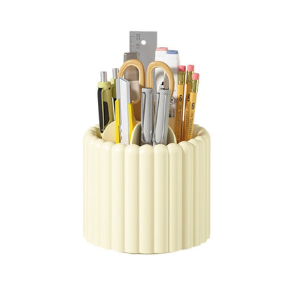 360 Rotating Makeup Brush Holder 7 Slots Make Up Brush Organizer
