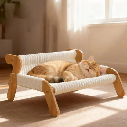 Plush Cat Bed & Dog Sofa – Nordic-Style Warm Pet Lounge Chair