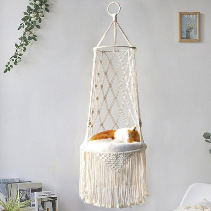 Cosy Hanging Cat Hammock – L