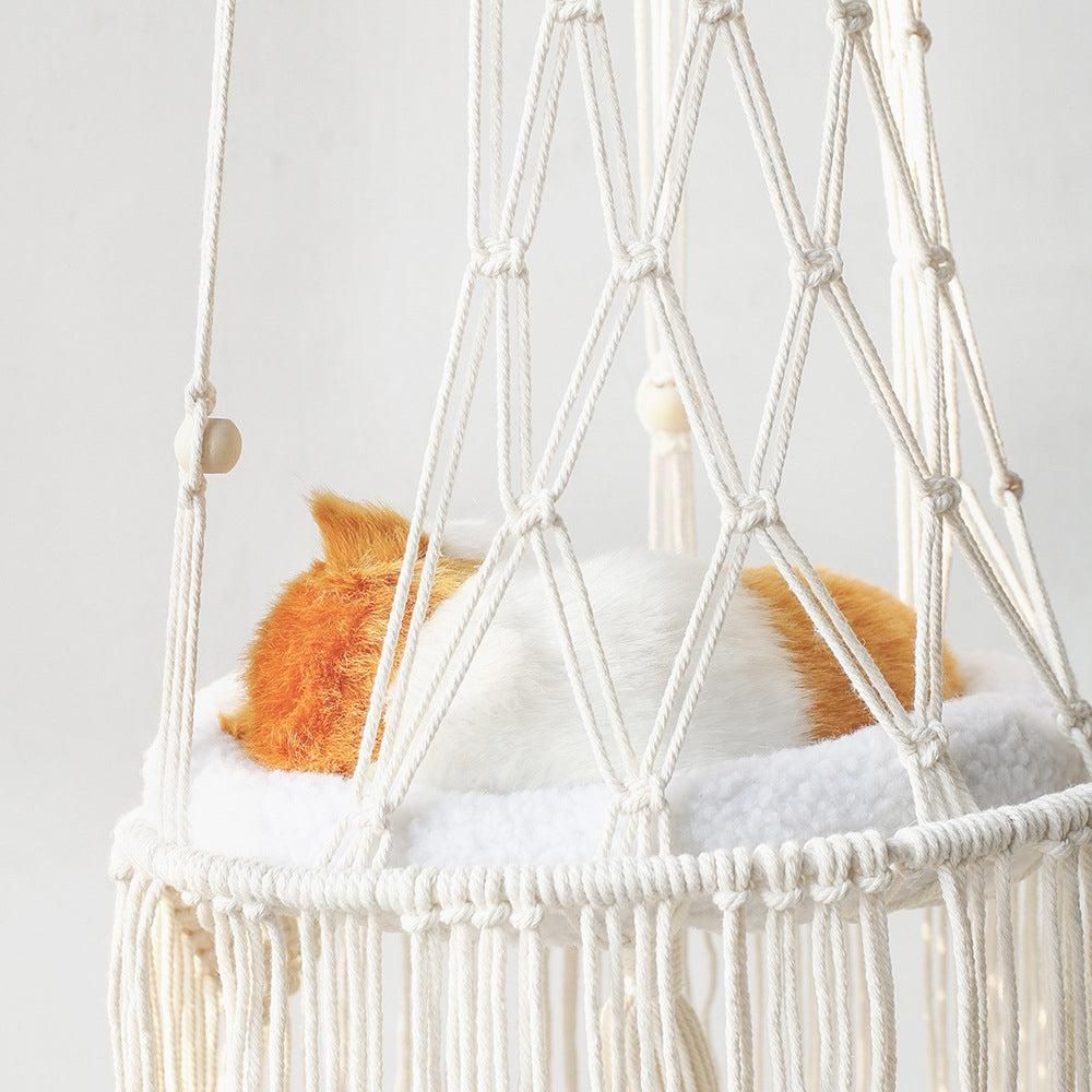 Cosy Hanging Cat Hammock – L
