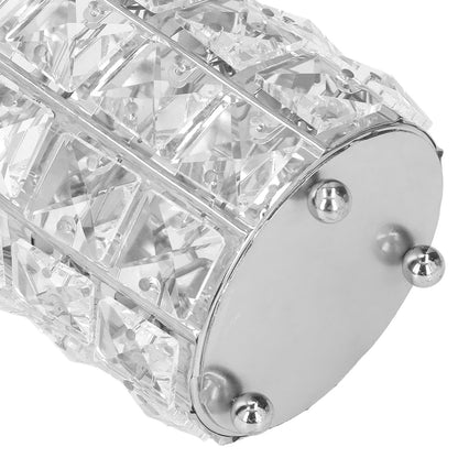 Makeup Brush Holder Crystal Metal Durable Elegant Style Wide Application Pen Holder for Brush Pencil Jewelry Silver