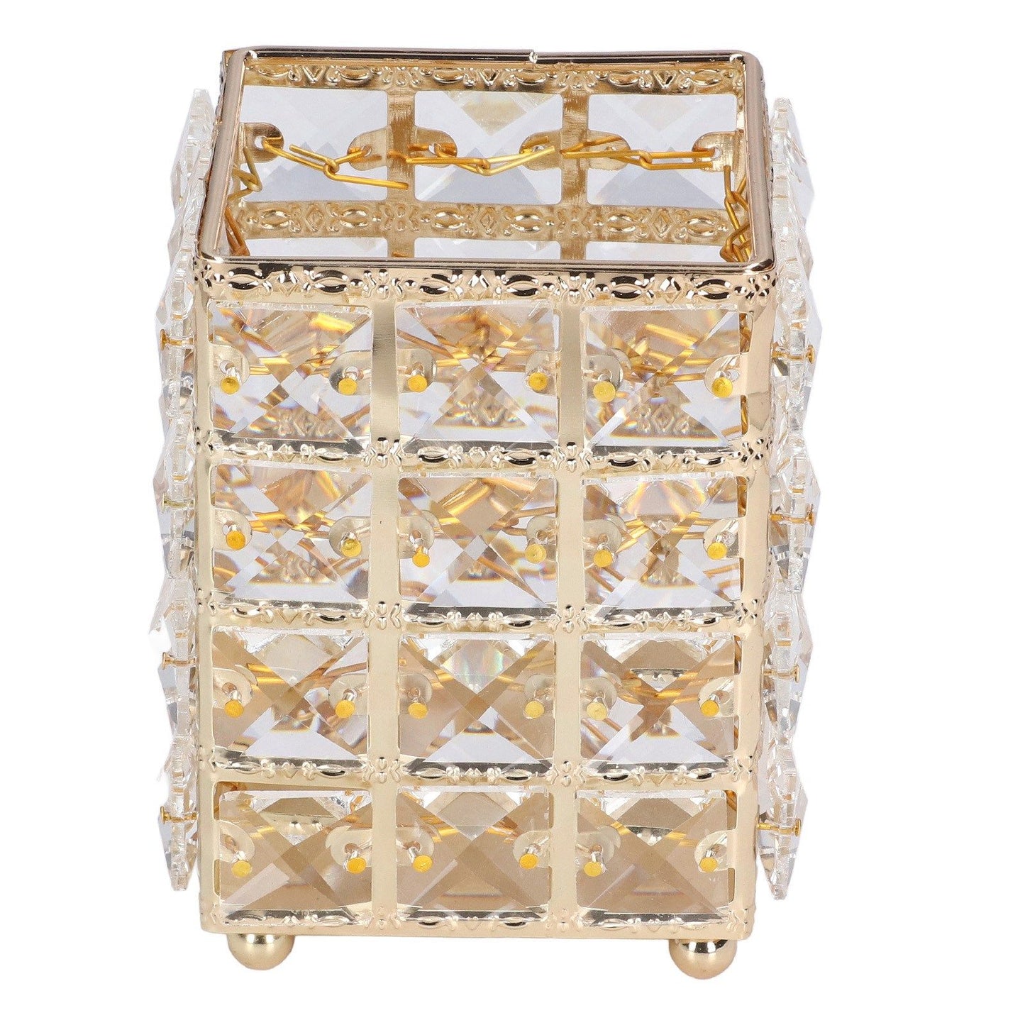 European Style Makeup Brush Holder – Luxury Gold Cosmetic Storage Cup