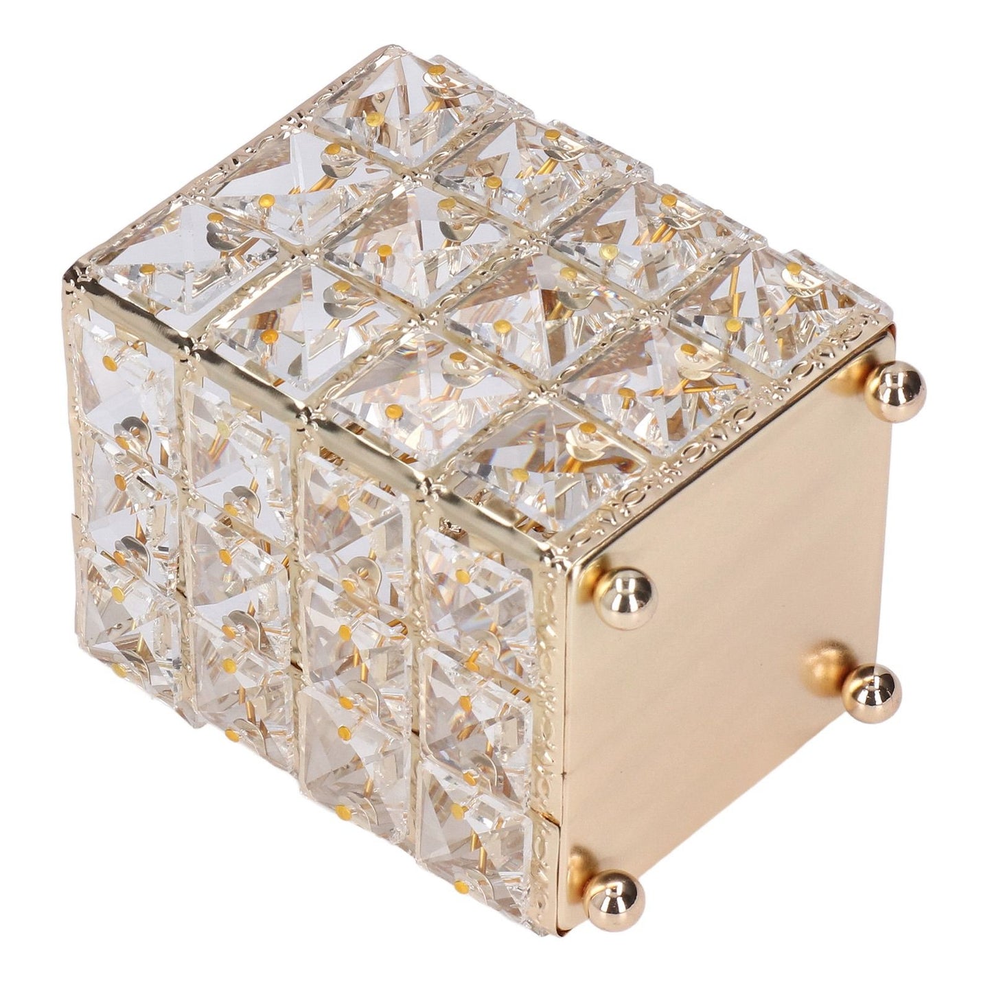 European Style Makeup Brush Holder – Luxury Gold Cosmetic Storage Cup