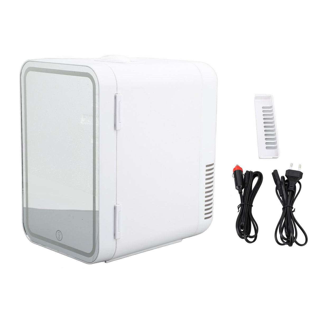 8L Skincare Fridge with Dimmable LED Mirror