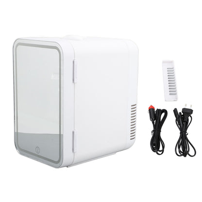 8L Skincare Fridge with Dimmable LED Mirror