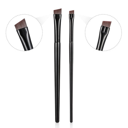 2-Piece Fine Angled Eyeliner Brush Set