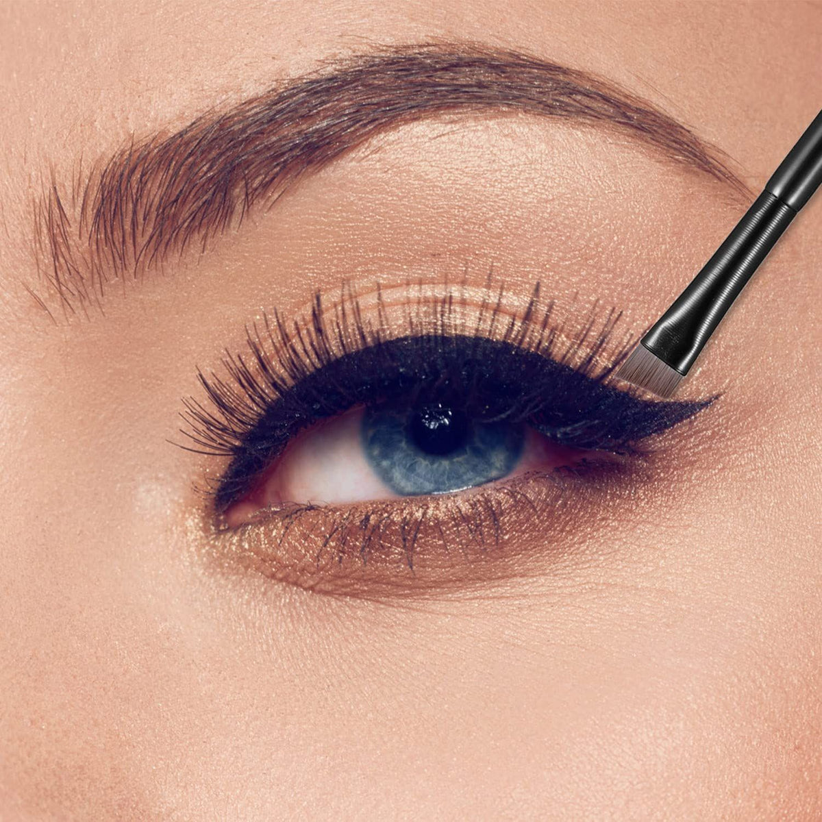 2-Piece Fine Angled Eyeliner Brush Set