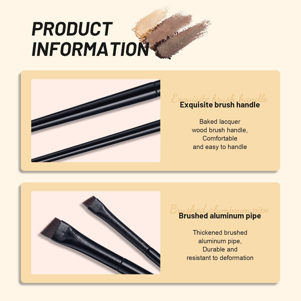 2-Piece Fine Angled Eyeliner Brush Set