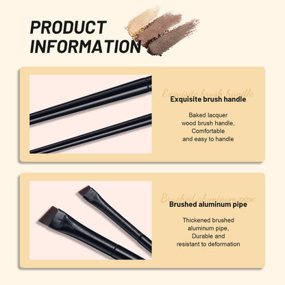 2-Piece Fine Angled Eyeliner Brush Set
