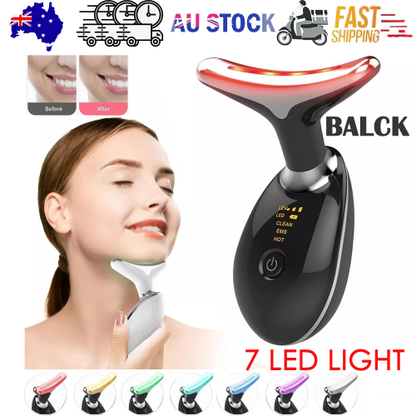 Rejuvenation Face & Neck Massager – LED Skin Care & Lifting Beauty Device