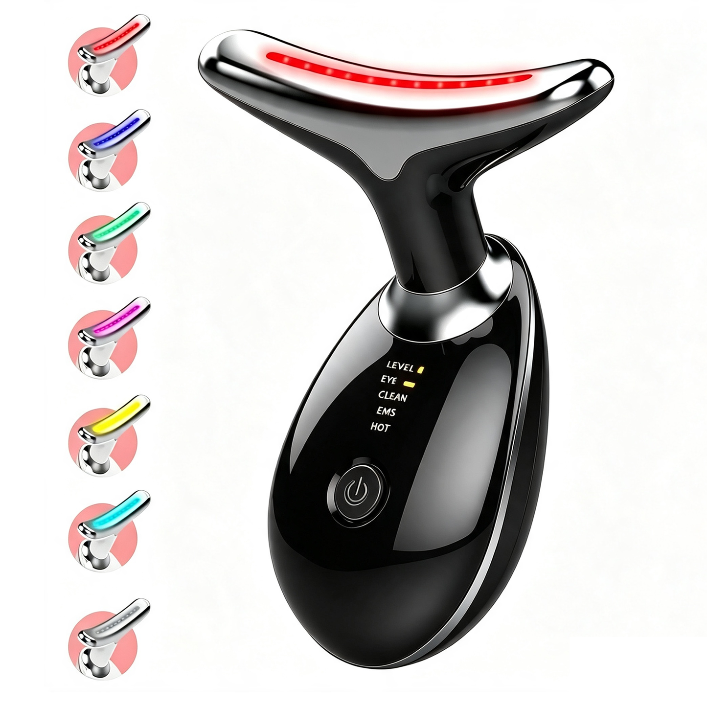 Rejuvenation Face & Neck Massager – LED Skin Care & Lifting Beauty Device