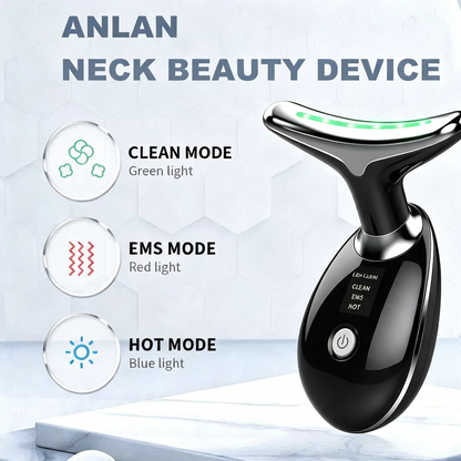 Rejuvenation Face & Neck Massager – LED Skin Care & Lifting Beauty Device