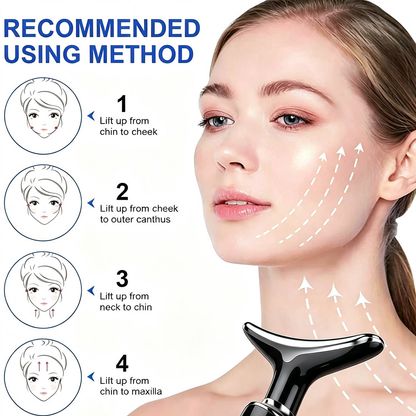 Rejuvenation Face & Neck Massager – LED Skin Care & Lifting Beauty Device