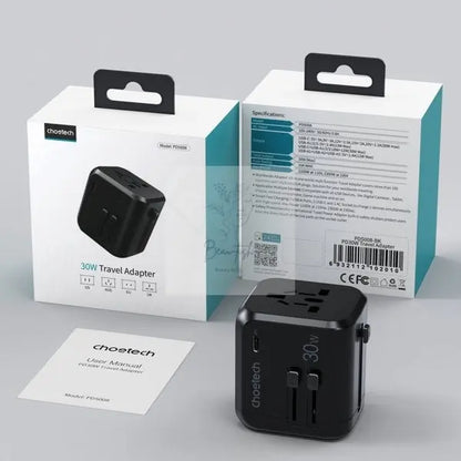 CHOETECH PD5008 30W Fast Universal GaN Travel Charger - Beau-tish Beau-tish