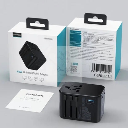 CHOETECH PD5009 65W PD Travel Wall Charger - Beau-tish Beau-tish