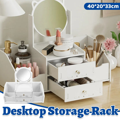 Portable Makeup & Jewellery Organiser with Mirror